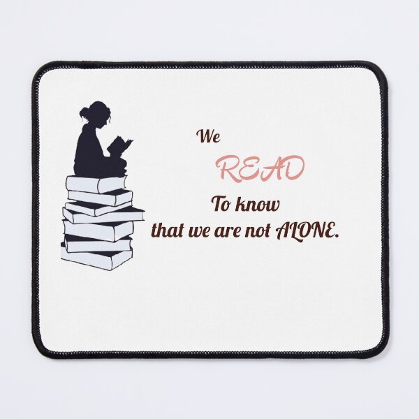 Item preview, We read to know that we are never alone t shirt designed and sold by Hound-dolls.