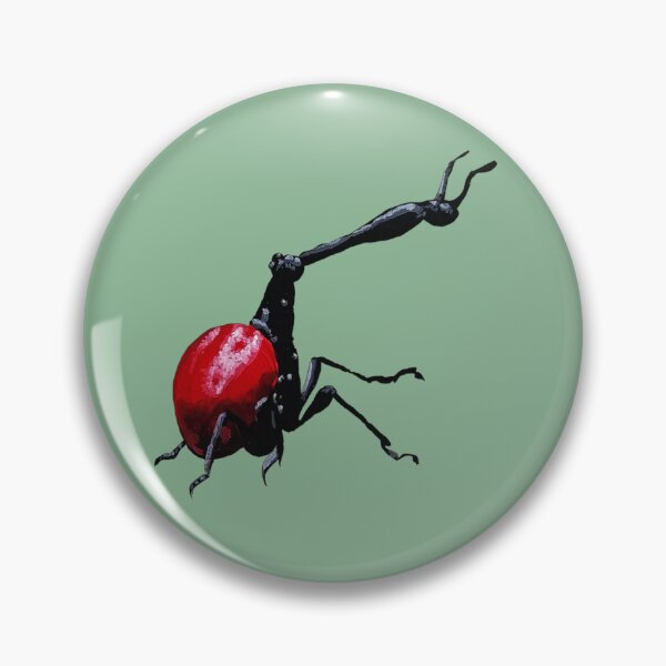 Item preview, Giraffe Weevil Acrylic Painting designed and sold by crystallinesoup.