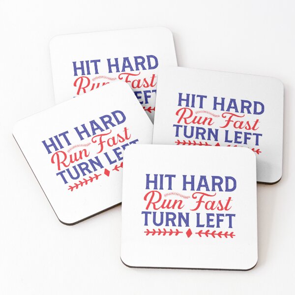 Item preview, Baseball lover Quotes :Hit Hard Run Fast Turn Left designed and sold by remonss.