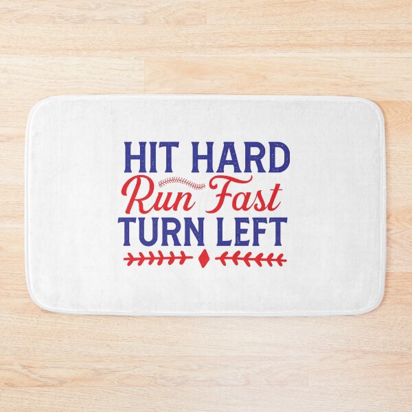 Item preview, Baseball lover Quotes :Hit Hard Run Fast Turn Left designed and sold by remonss.