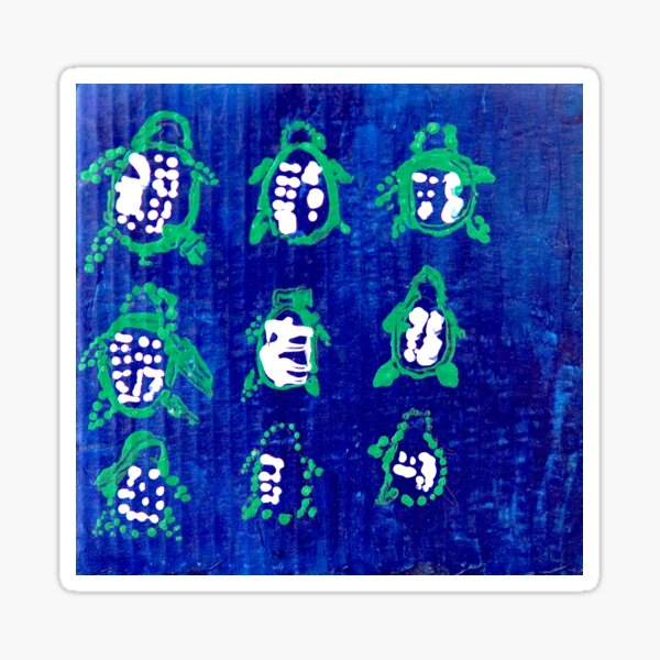 Roberto L. Turtle Family Sticker