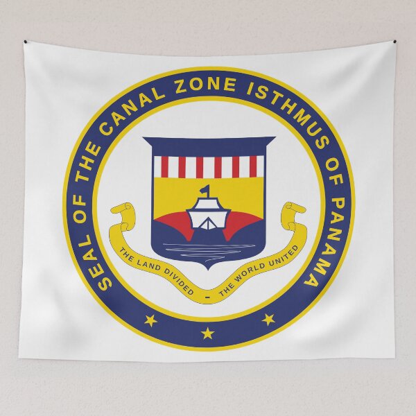Item preview, Seal of the Canal Zone Isthmus of Panama designed and sold by twigandtrunk.