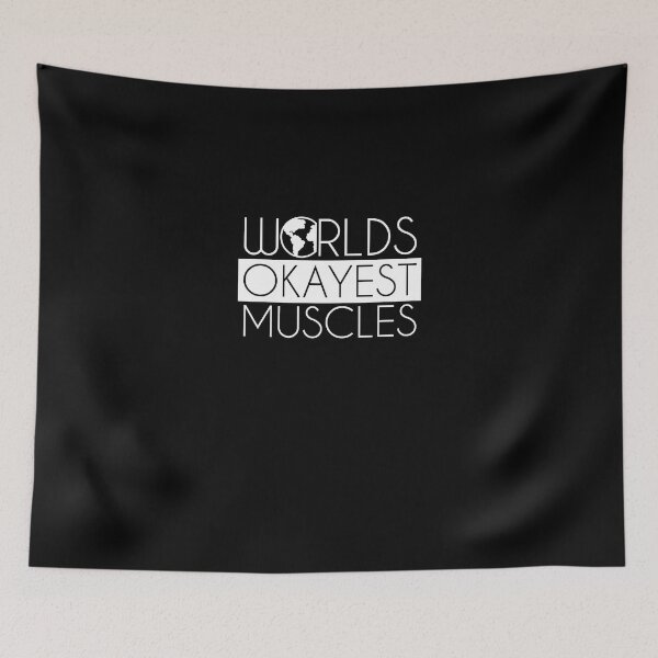 Item preview, Worlds Okayest Muscles designed and sold by vooART.