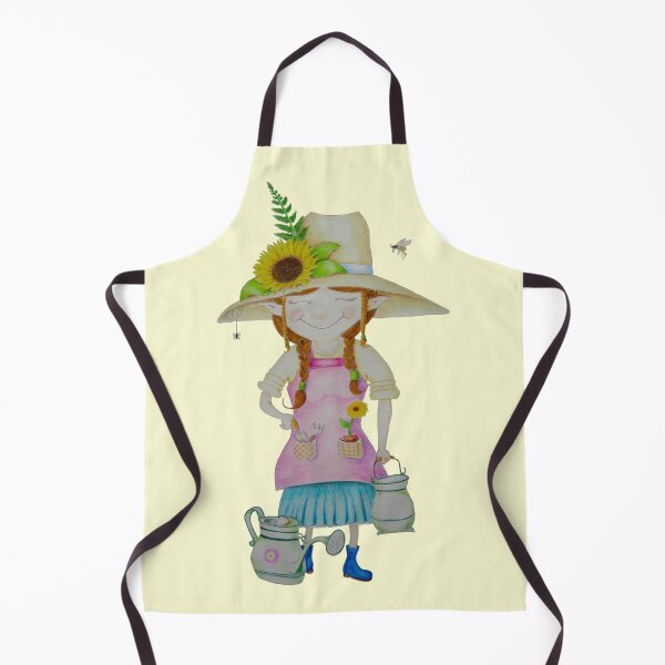 Item preview, cute gardener - gnome daireann designed and sold by Connys Colorful World.