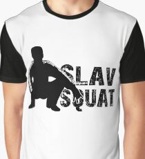 Slav Squat Grafik T-Shirt