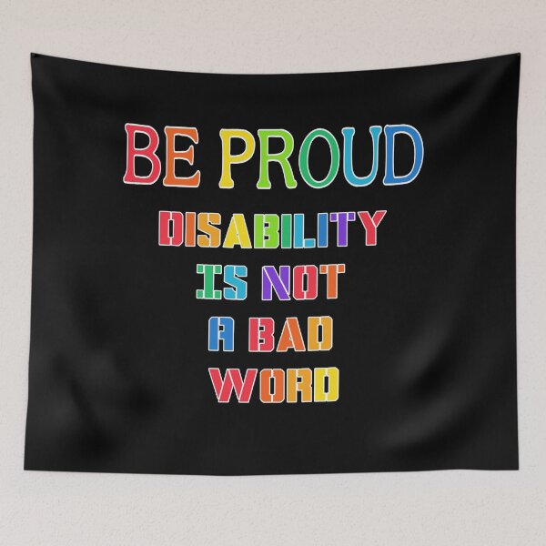 Item preview, disability pride designed and sold by EverGlow Designs.