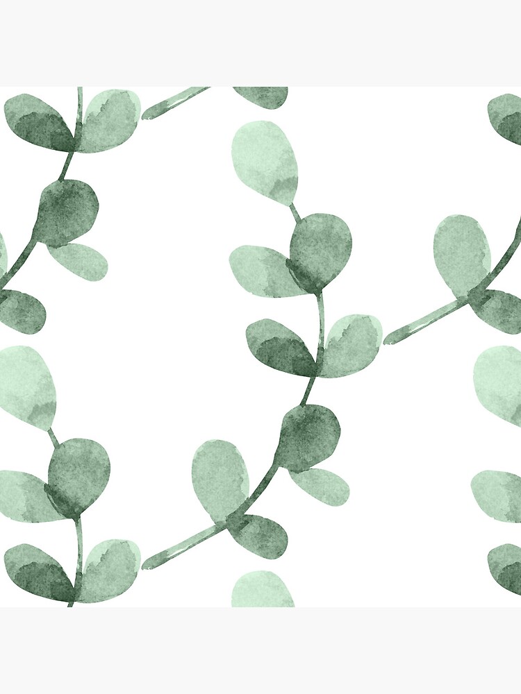 Simple eucalyptus pattern by adiosmillet