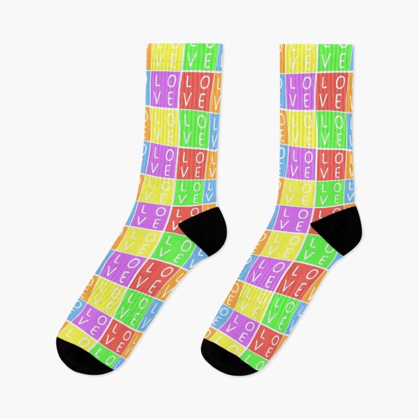 Item preview, So much love in a rainbow - 3x2 Squares - Pastel colors designed and sold by RainbowWordLand.