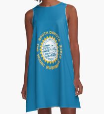 Flag of South Dakota A-Line Dress