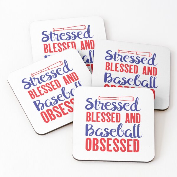 Item preview, Baseball lover Quotes Stressed Blessed And Baseball Obsessed designed and sold by remonss.