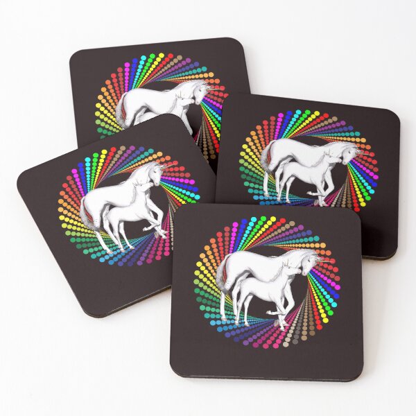 Item preview, Mystical Magical White Rainbow Unicorn  designed and sold by joseech.