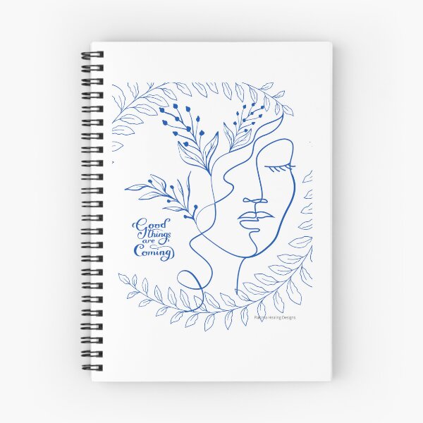 Item preview, Good things are Coming royal blue abstract designed and sold by PalomaHealing24.