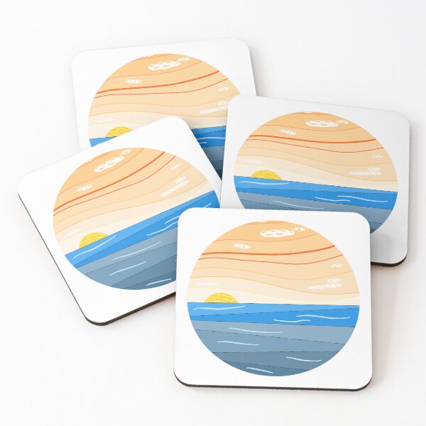 Item preview, Ocean Sunset Scene designed and sold by Cooper Lynn Designs.