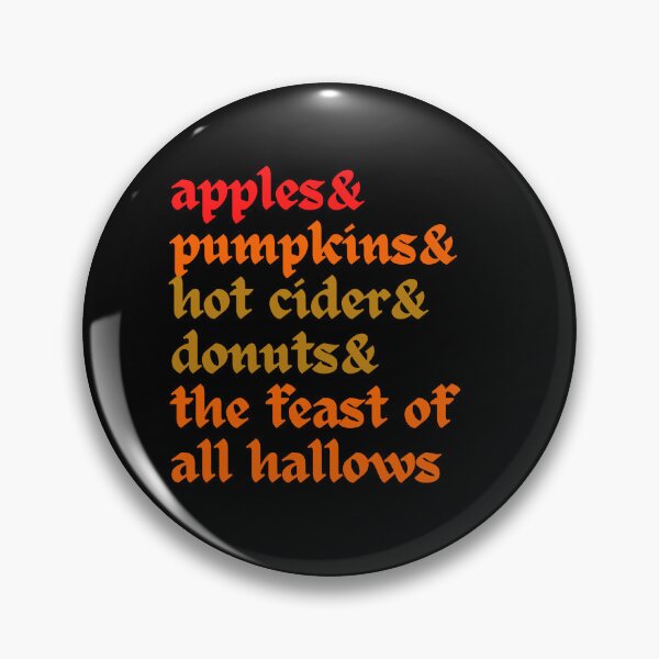 Item preview, Medieval Halloween Autumn Meme Apples Pumpkins Cider Donuts All Hallows designed and sold by MaryKunzGoldman.