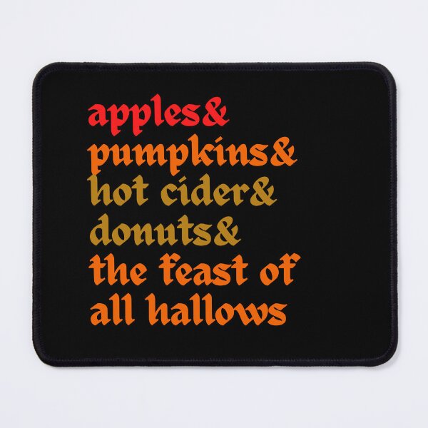 Item preview, Medieval Halloween Autumn Meme Apples Pumpkins Cider Donuts All Hallows designed and sold by MaryKunzGoldman.