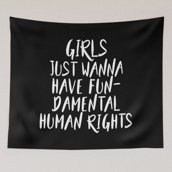 Item preview, OFFICIAL Girls Just Wanna Have Fundamental Rights designed and sold by steelvintner477.