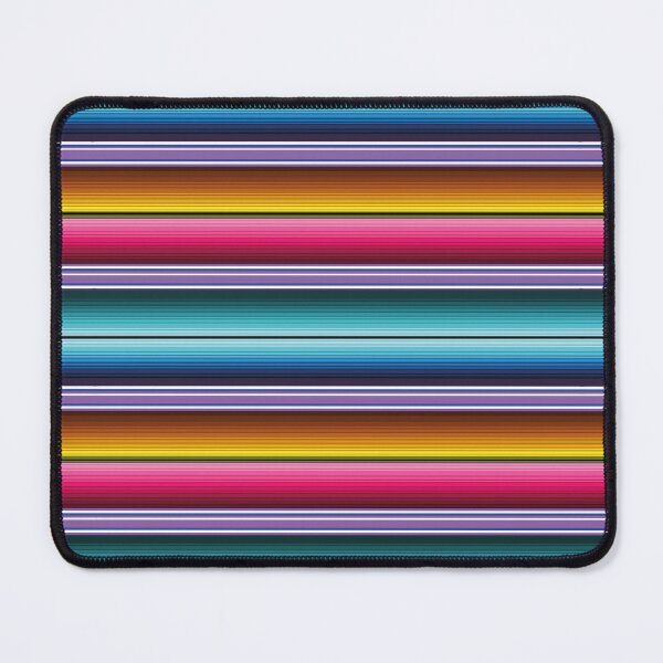 Item preview, Turquoise Serape Mexican serape blanket vibrant zerape saltillo jorongo stripes zarape designed and sold by T-Mex.
