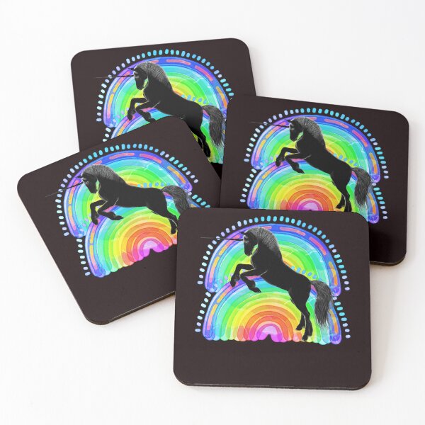 Item preview, Colorful Rainbow Mystical Unicorn  designed and sold by joseech.