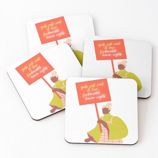 Item preview, Girls Just Want to Have Fundamental Human Rights designed and sold by seraphmars.