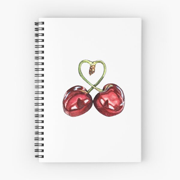 Item preview, Cherry fruit - Watercolor illustration designed and sold by AquarellChill.