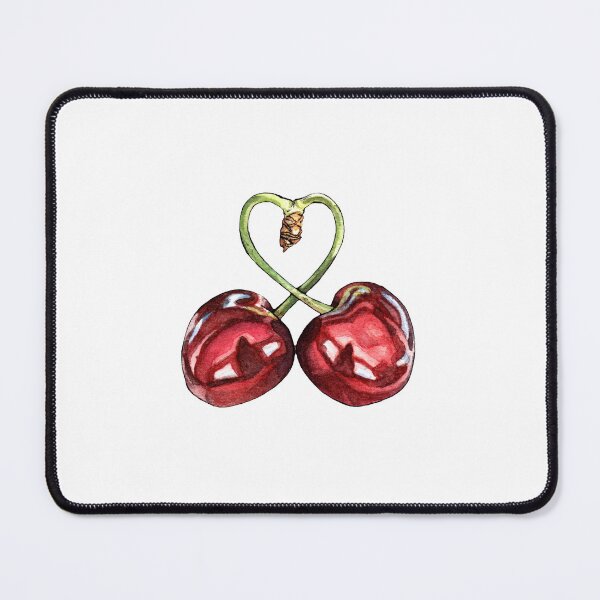 Item preview, Cherry fruit - Watercolor illustration designed and sold by AquarellChill.