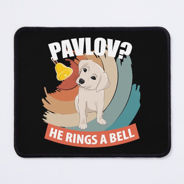 Item preview, Pavlov - He Rings a Bell - Funny Psychology designed and sold by TheInkElephant.