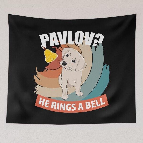Item preview, Pavlov - He Rings a Bell - Funny Psychology designed and sold by TheInkElephant.