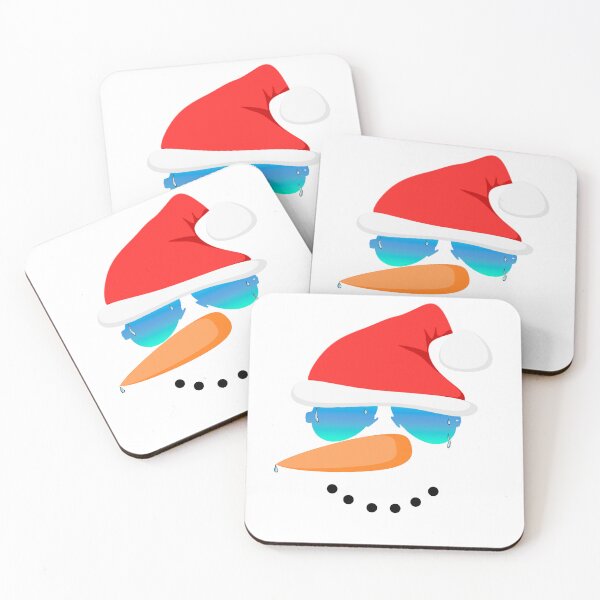 Item preview, Christmas in July - Funny Melting Snowman Face Summer Santa designed and sold by r-silver.