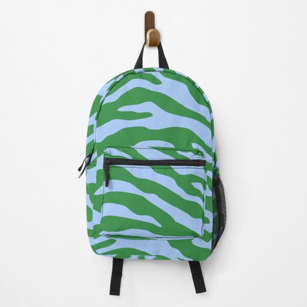 Item preview, Zebra Wild Animal Print 179 Blue and Green designed and sold by tonymagnerart.