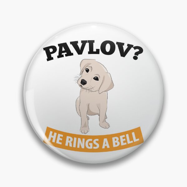 Item preview, Pavlov - He Rings a Bell - Funny Psychology designed and sold by TheInkElephant.