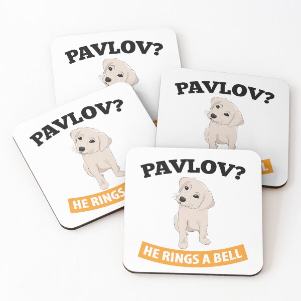 Item preview, Pavlov - He Rings a Bell - Funny Psychology designed and sold by TheInkElephant.