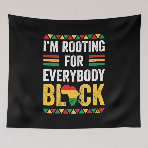 Item preview, I'm Rooting For Everybody Black Clothes Gift Afro American designed and sold by haselshirt.