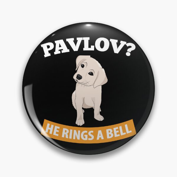 Item preview, Pavlov - He Rings a Bell - Funny Psychology designed and sold by TheInkElephant.