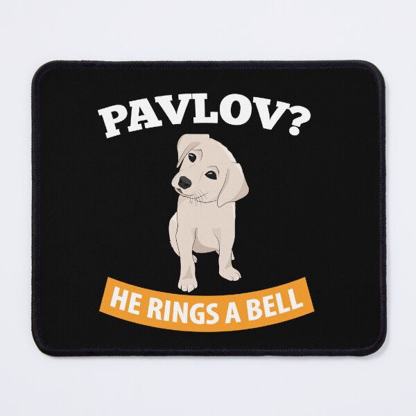 Item preview, Pavlov - He Rings a Bell - Funny Psychology designed and sold by TheInkElephant.