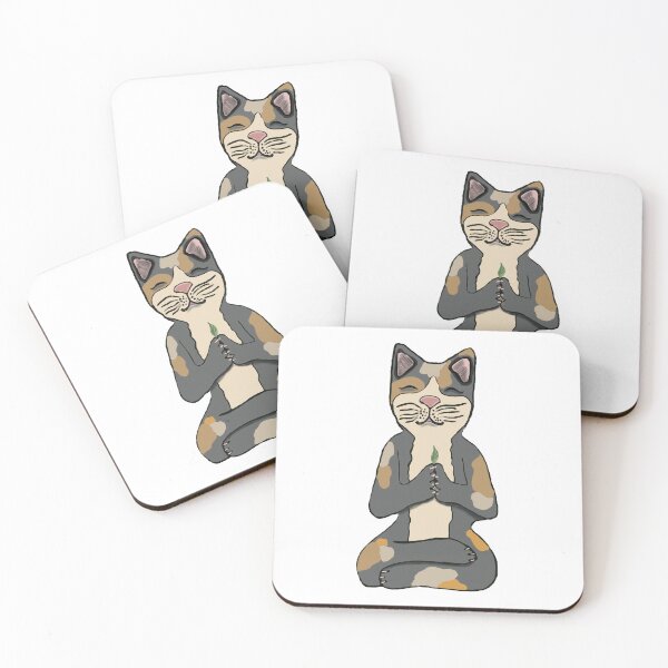 Item preview, Meditation cat. designed and sold by LynseysArtShop.