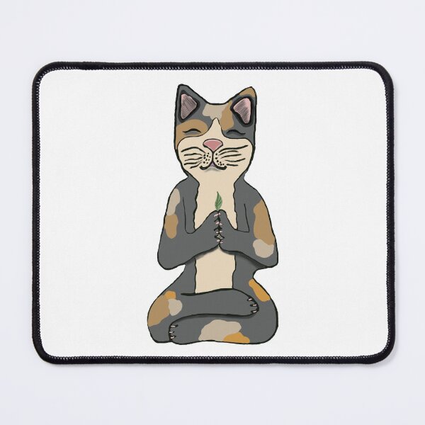 Item preview, Meditation cat. designed and sold by LynseysArtShop.