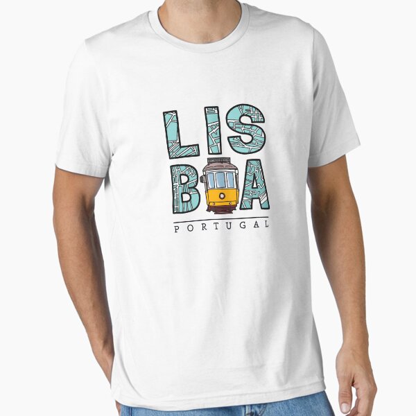 Lisbon Map Essential T-Shirt