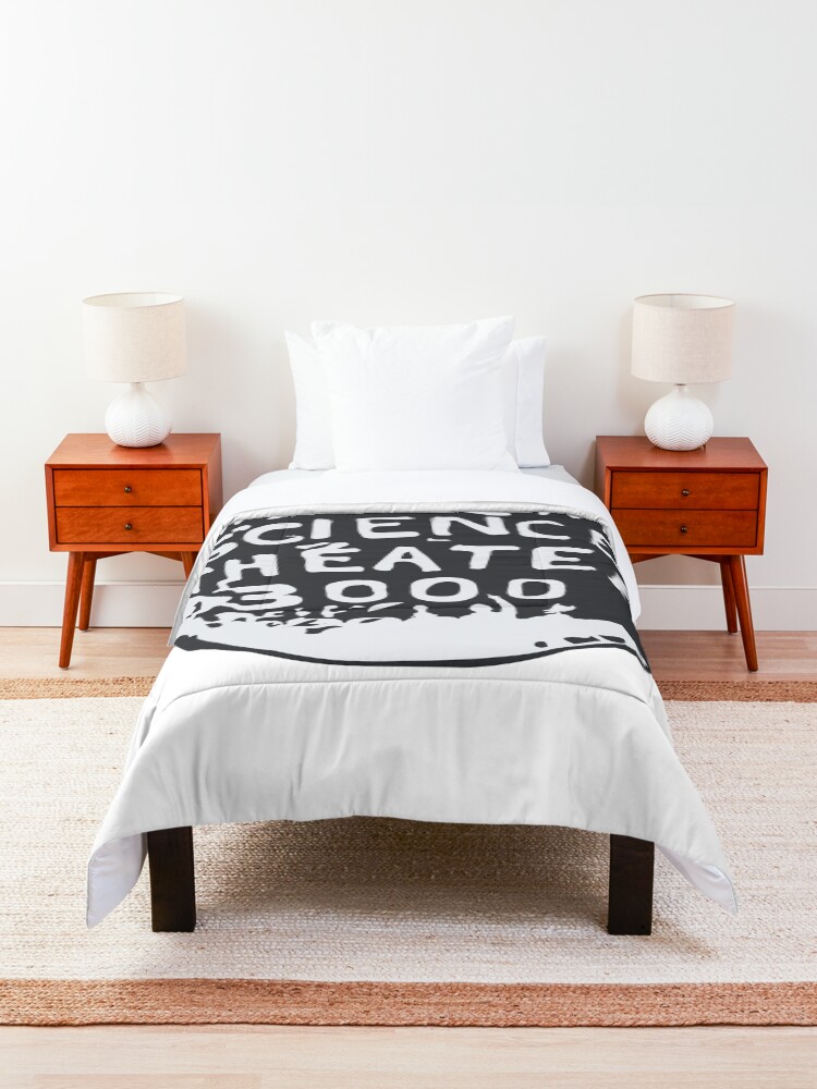 Alternate view of MST3K Silhouette within Globe Comforter
