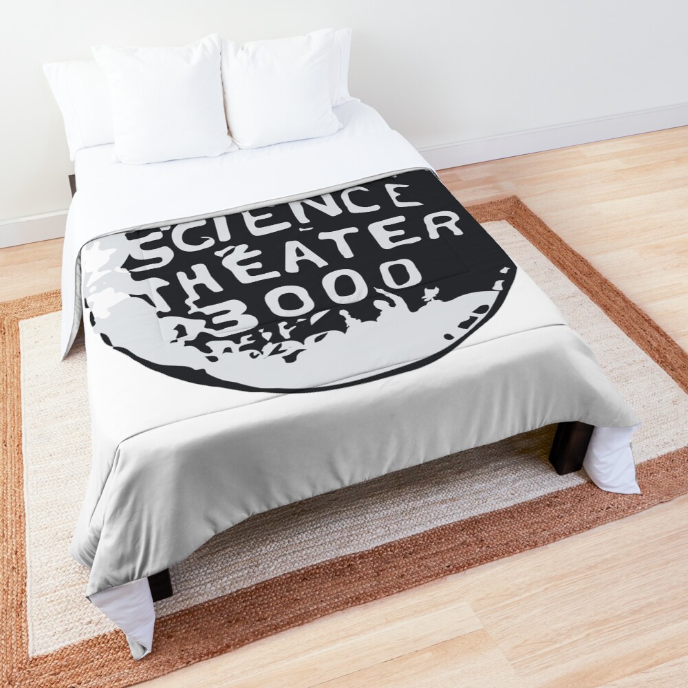 MST3K Silhouette within Globe Comforter
