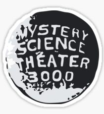 MST3K Silhouette within Globe Sticker