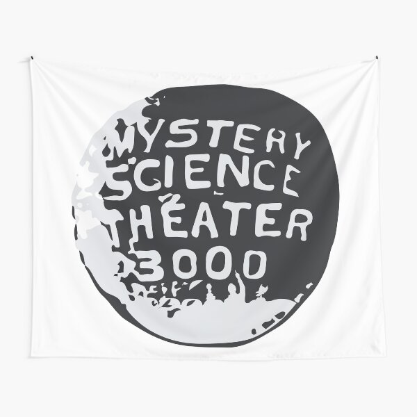 MST3K Silhouette within Globe Tapestry