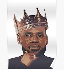 König Lebron James Poster