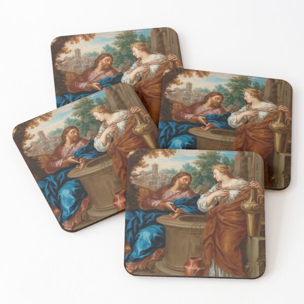 Item preview, Christ and the Samaritan Woman at the Well | Ciro Ferri | 1672 Renaissance Gospel Biblical Art designed and sold by CJET.