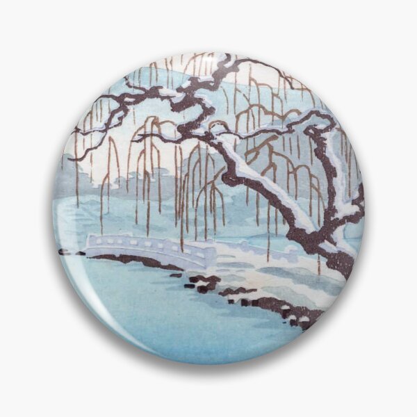 Item preview, Kyoto Maruyama Beautiful Japanese Winter Snow Lake Japan designed and sold by Yumede.