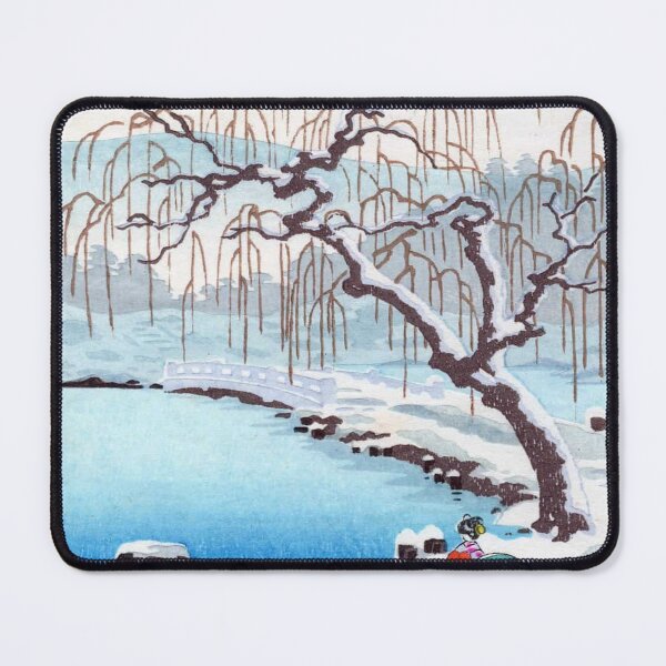 Item preview, Kyoto Maruyama Beautiful Japanese Winter Snow Lake Japan designed and sold by Yumede.