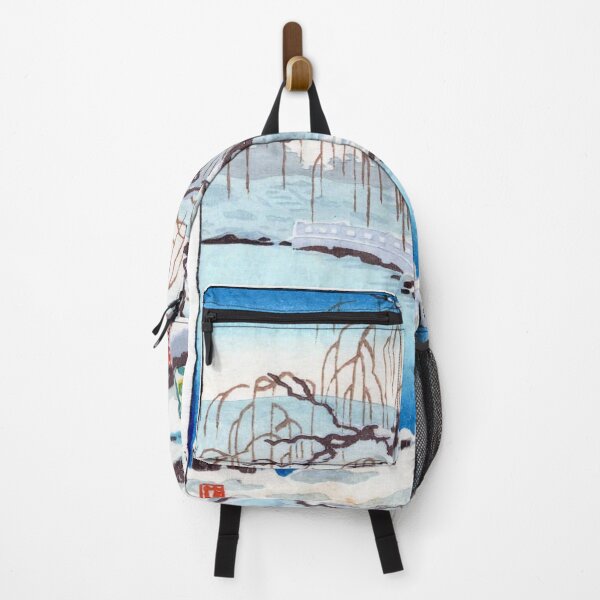Item preview, Kyoto Maruyama Beautiful Japanese Winter Snow Lake Japan designed and sold by Yumede.