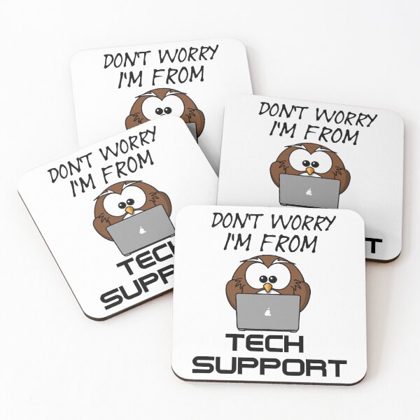 Item preview, Don't Worry I'm From Tech Support - A Funny Office Quote designed and sold by Sonatablue.