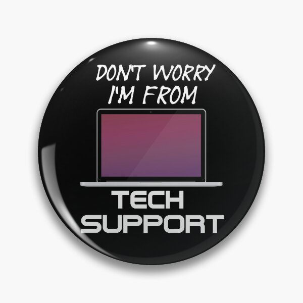 Item preview, Don't Worry I'm From Tech Support - Laptop service - A Funny Office   designed and sold by Sonatablue.