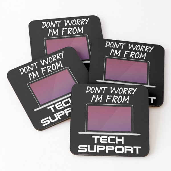Item preview, Don't Worry I'm From Tech Support - Laptop service - A Funny Office   designed and sold by Sonatablue.