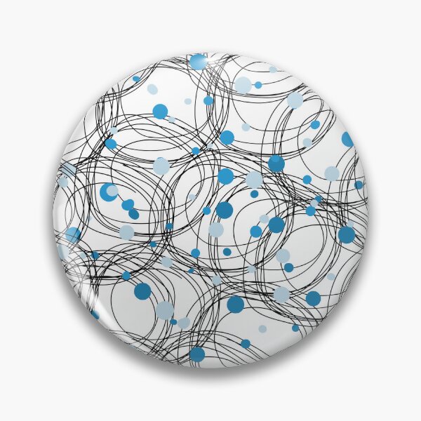 Item preview, Abstract circles with touches of light blue color  designed and sold by HDpod.